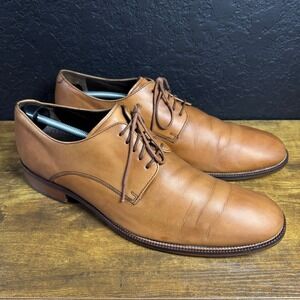 Cole Haan Williams Plain Toe Derby Tan Leather Mens 13 C11432